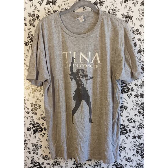 VTG Tina Turner Live In Concert Tour Tee Tshirt Soul Music Singer Licensed XL - Picture 2 of 7